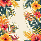 Botanical Bliss Tropical Paradise Vibrant Colors(Red)