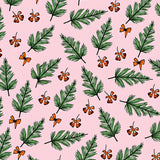 Classic Pine Swag Festive Floor Covering(Pink)