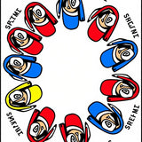 Pencil Squad Inspirational Knowledge Decoration (Red)