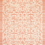 Chic Pastel Lattice Geometric Design(Orange)