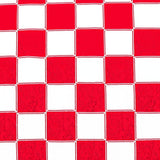 Festive Gingham Check Holiday Decorative Floor Covering(Red)