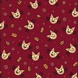 Enchanted Gourmet Cat Celebration(Red)
