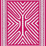 Inspired Trellis Design High Pile Accent (Pink)
