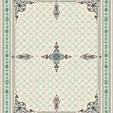 Whitney Milano Lattice Medallion Vintage Distressed(Beige)