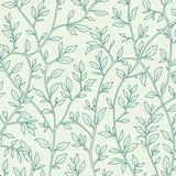 Sophisticated Vine Lattice Intertwined Bud Natural Whimsical(Ivory)