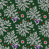 Whimsical Snowy Pinecone Evergreen Bough Festive Flooring Accent(Green)