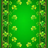 Contemporary Abstract Green Shapes(Green)