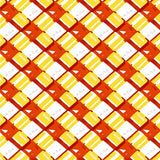 Harvest Plaid Interlocking Lattice with Bold Autumn Tones(Yellow)