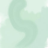 Ethereal Mist Gradient Swirl Painterly Expressionist Artwork(Green)