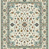 Neutral Toned With Vintage Inspired Ornate Medallion(Beige)