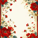 Sophisticated Colorful Geometric Blend(Red)