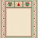 Enchanted Holiday Bell Tower Half Round Floor Covering(Beige)