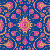 Paisley Teardrop Cluster with Vintage Scroll Embellishments (Blue) - ODIKA