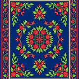 Ornate Holly Berry and Leaf Design Hallway(Blue)