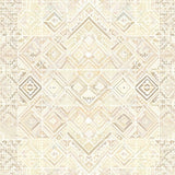 Chic Beige & Cream Diamond Patterned Contemporary Design(Beige)