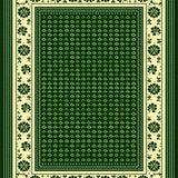 Elegant Green Floral Design(Green)