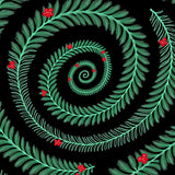 Enchanted Wreath Spiral Decorative Embellishment(Green)