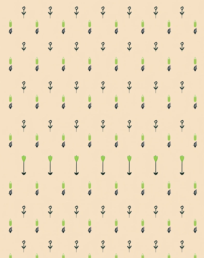 of Motif Accent with Curved Contours (Beige) - ODIKA