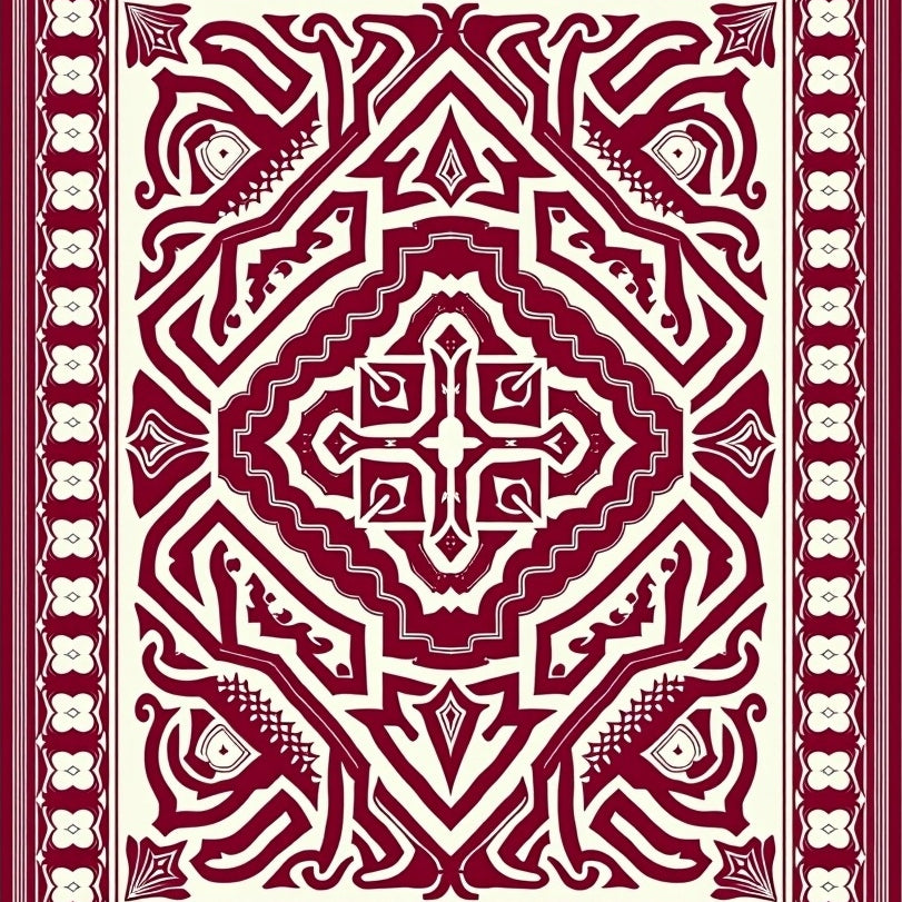 Classical Maze Kaleidoscope Sophisticated Enchanting Wonder (Ivory) - ODIKA