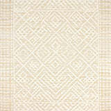 Artisan Crafted Beige With Subtle Diamond Weave For Bathroom(Beige)