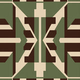 Abstract Bauhaus Grid Arrangement(Brown)