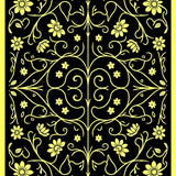 Artistic Botanical Garden Enchanted Whimsical(Black)