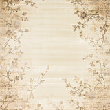 Boho Beige Runner Floral Long Entryway Mat(Beige)