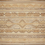 Intricate Jute Area With Elegant Diamond In Natural Tones(Beige)