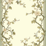 Garden Vine Area Sage Beige Elaborate Botanical(Beige)