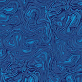 Elegant Interlocking Maze Network Abstract Contemporary Artistic Flow(Blue)