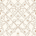 Elegant Floral Vine Trellis Decorative Accent (White) - ODIKA