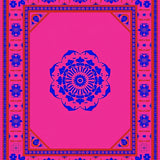 Classic Yuletide Warrior with Festive Imagery(Pink)