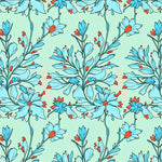 Mediterranean Mosaic Floral (Green) - ODIKA