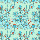 Mediterranean Mosaic Floral (Green) - ODIKA