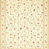 Delicate Vine Area in Muted Beige Palette(Beige)