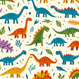 Ancient Dinosaur Anatomy Artistic for Playful Spaces(Blue)