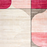 Abstract Pink and Brown Cowhide Artistic Animal Inspired Design(Pink)