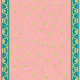 Botanical Arabesque with Interlocking Vine and Blossom(Pink)