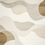 Chic Long Runner with Abstract Design for Contemporary Spaces(Beige)