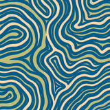 Abstract Wave Inspired with Fluid Shapes and Accent Details (Blue) - ODIKA