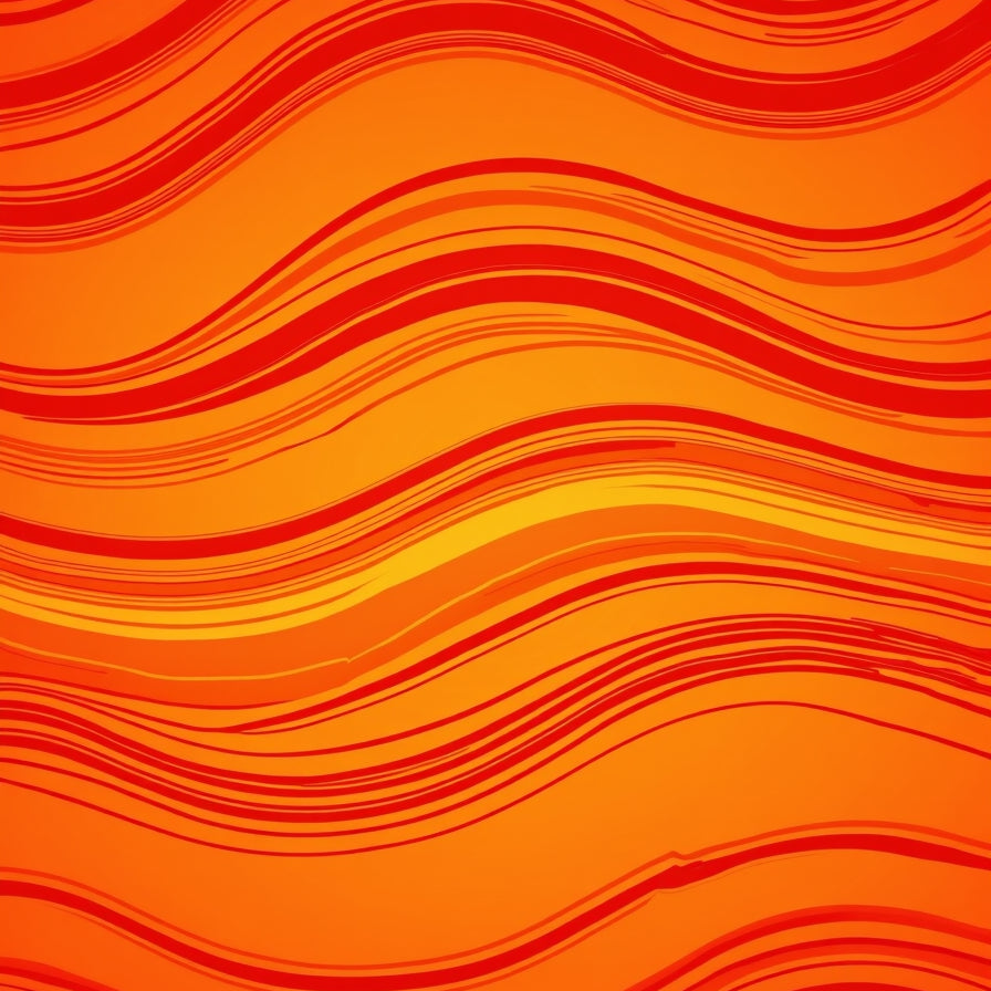 Sunset Horizon Wave Accent (Orange) - ODIKA