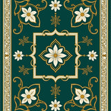 Classical Damask Blossom Arrangement With Intricate Details (Green)