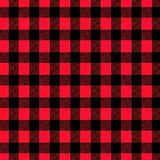 Country Gingham Welcome with Rustic Checkered Motif Design(Red)