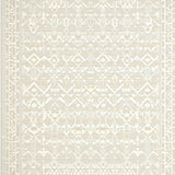 Ivory Beige Diamond Grid Area with Classic Symmetric(Beige)