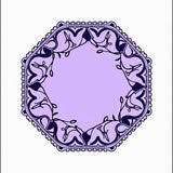 Enchanted Garden Vine Lattice Honeycomb (Purple)