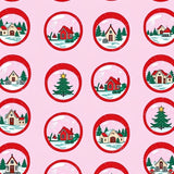 Enchanted Snow Globe Magic Scene(Pink)