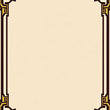 Classic Maze with Modern Interlocking Borders and Art Influence(Beige)