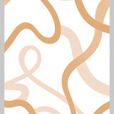 Abstract Wave with Flowing Curves and Delicate Hue Transitions (Brown)