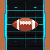 Gridiron Yard Lines Football Field Design(Green)