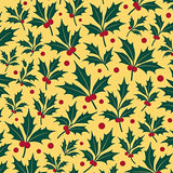 Festive Holly Swirl Textured Decorative Holiday Accent(Yellow)